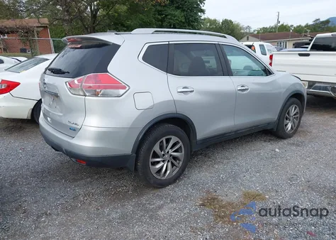 2014 Nissan Rogue Sl из США, поврежденный, VIN 5N1AT2MV2EC782753